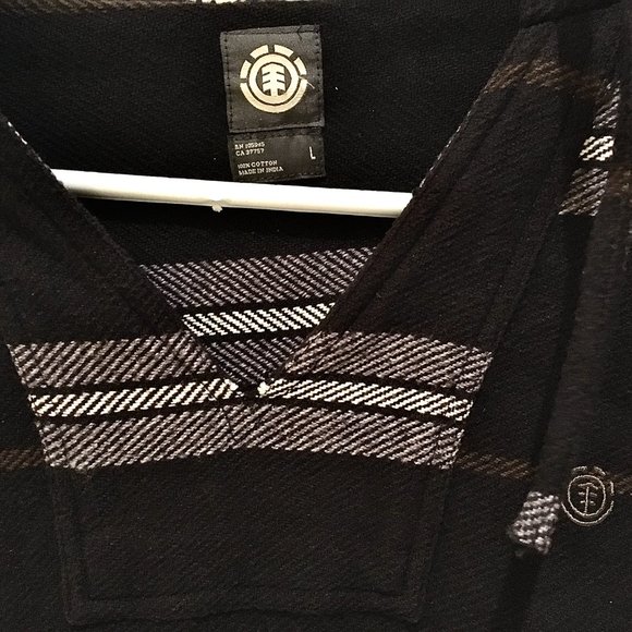 Element Boho Black Hooded Pullover - Picture 2 of 3
